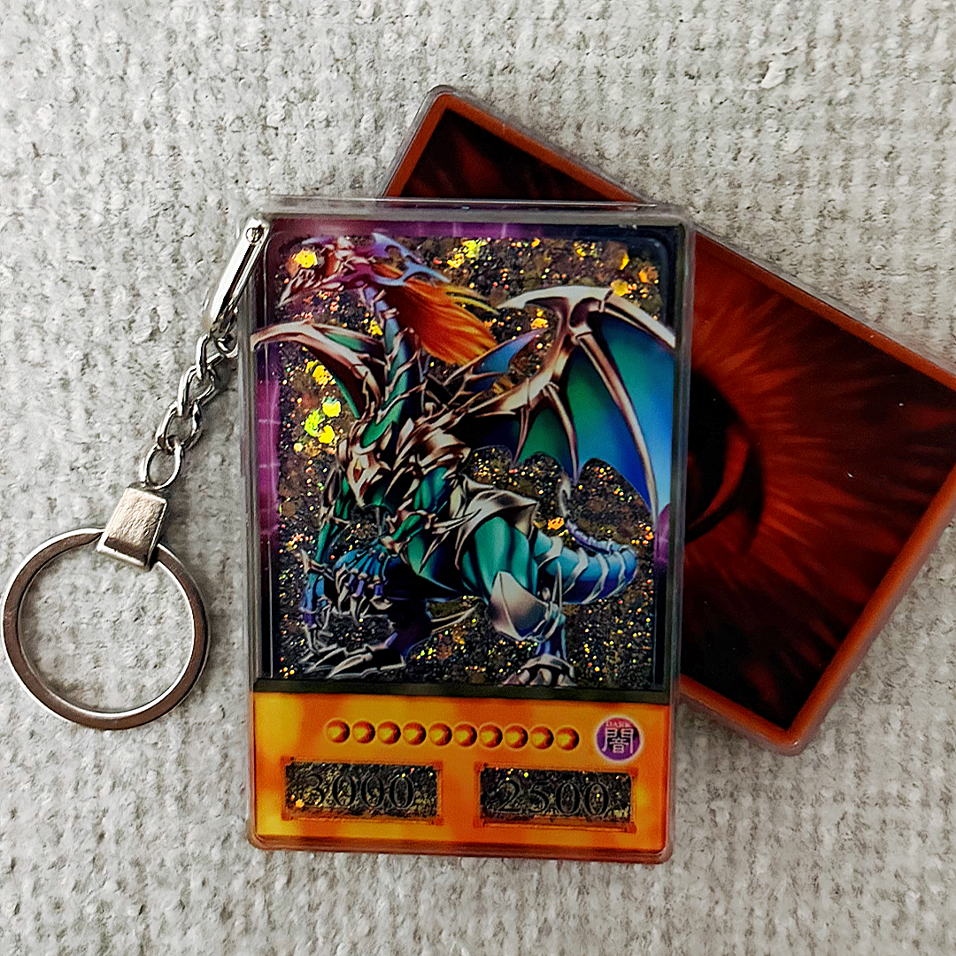 Chaos Emperor Dragon - Envoy of the End Card Quicksand Keychain