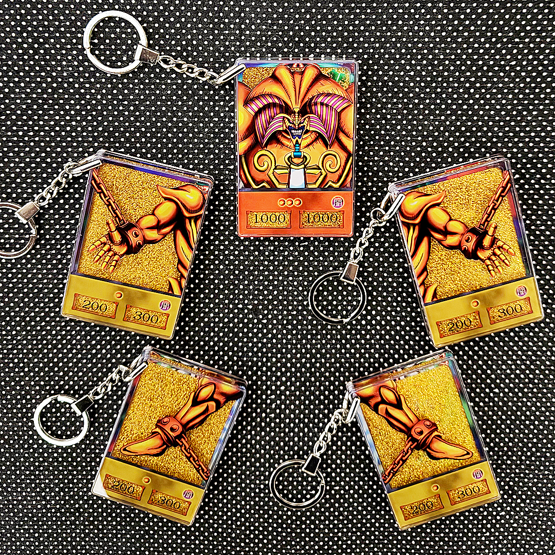 The history of Exodia Anime Style Quicksand Keychain Five-piece bundle