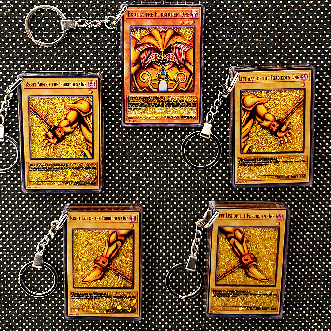 The history of Exodia Quicksand Keychain Five-piece bundle