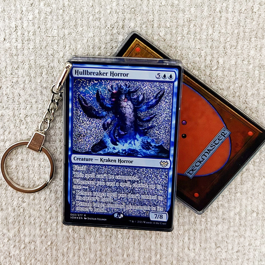 Hullbreaker Horror Card Quicksand Keychain