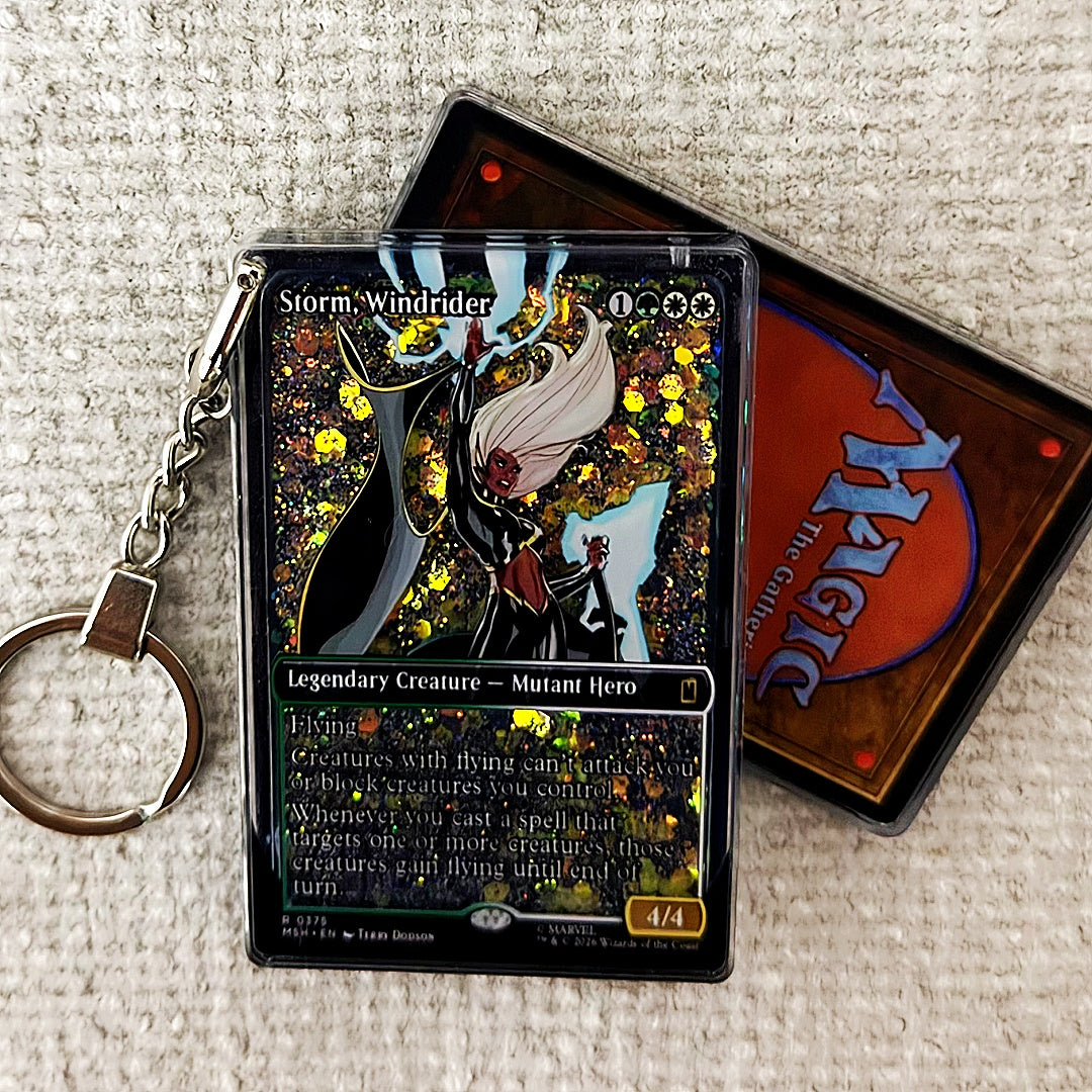 Storm, Windrider Card Quicksand Keychain
