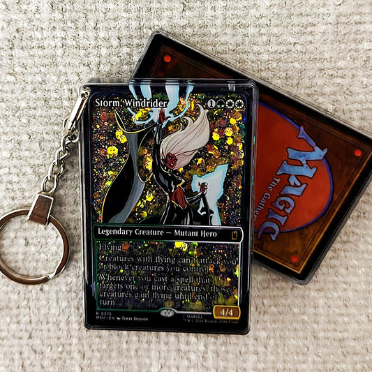 Storm, Windrider Card Quicksand Keychain