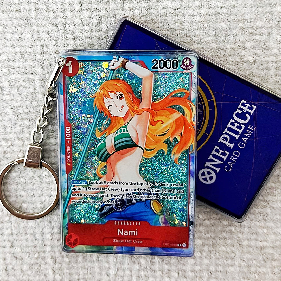 Nami Card Quicksand Keychain