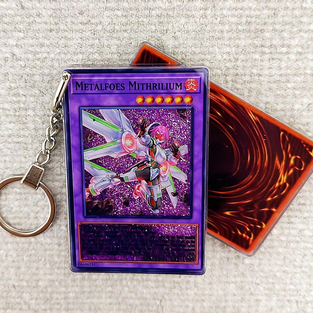 METALFOES MITHRILIUM Card Quicksand Keychain