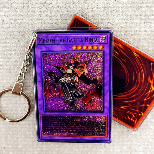 MEIZEN THE BATTLE NINJA Card Quicksand Keychain