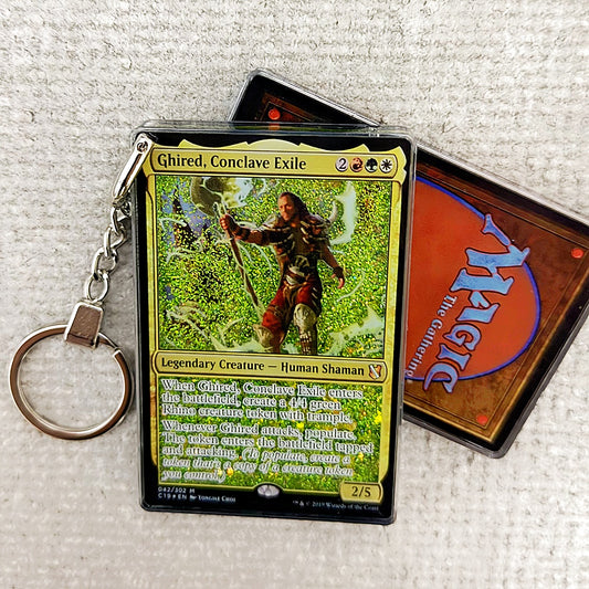 Ghired, Conclave Exile Card Quicksand Keychain
