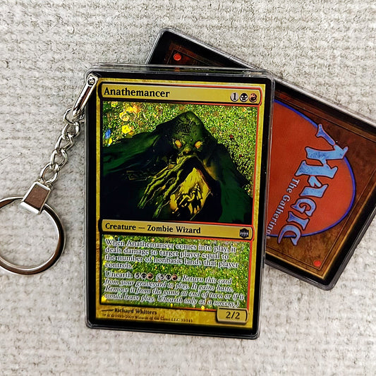 Anathemancer Card Quicksand Keychain