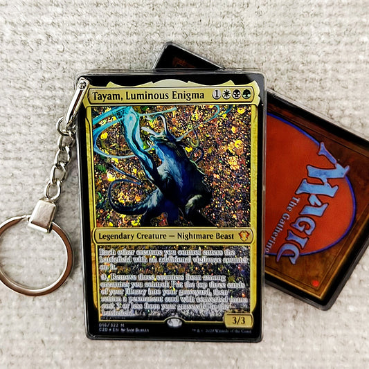 Tayam, Luminous Enigma Card Quicksand Keychain