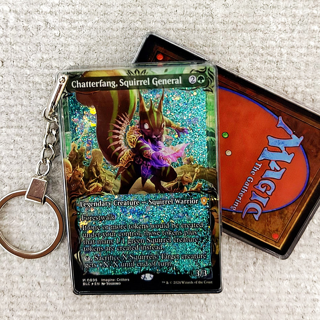 Chatterfang, Squirrel General Card Quicksand Keychain