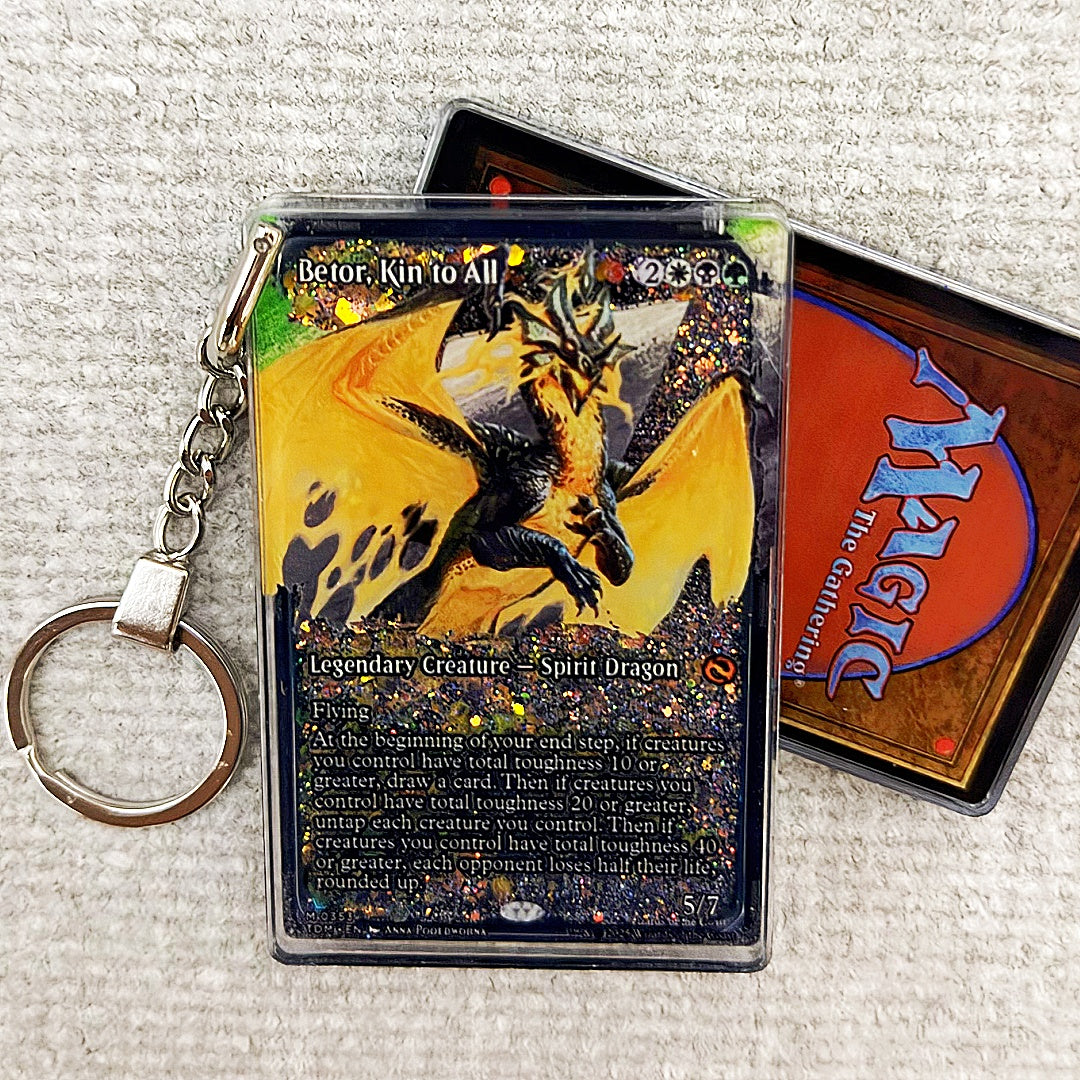 Betor,Kin to All Card Quicksand Keychain