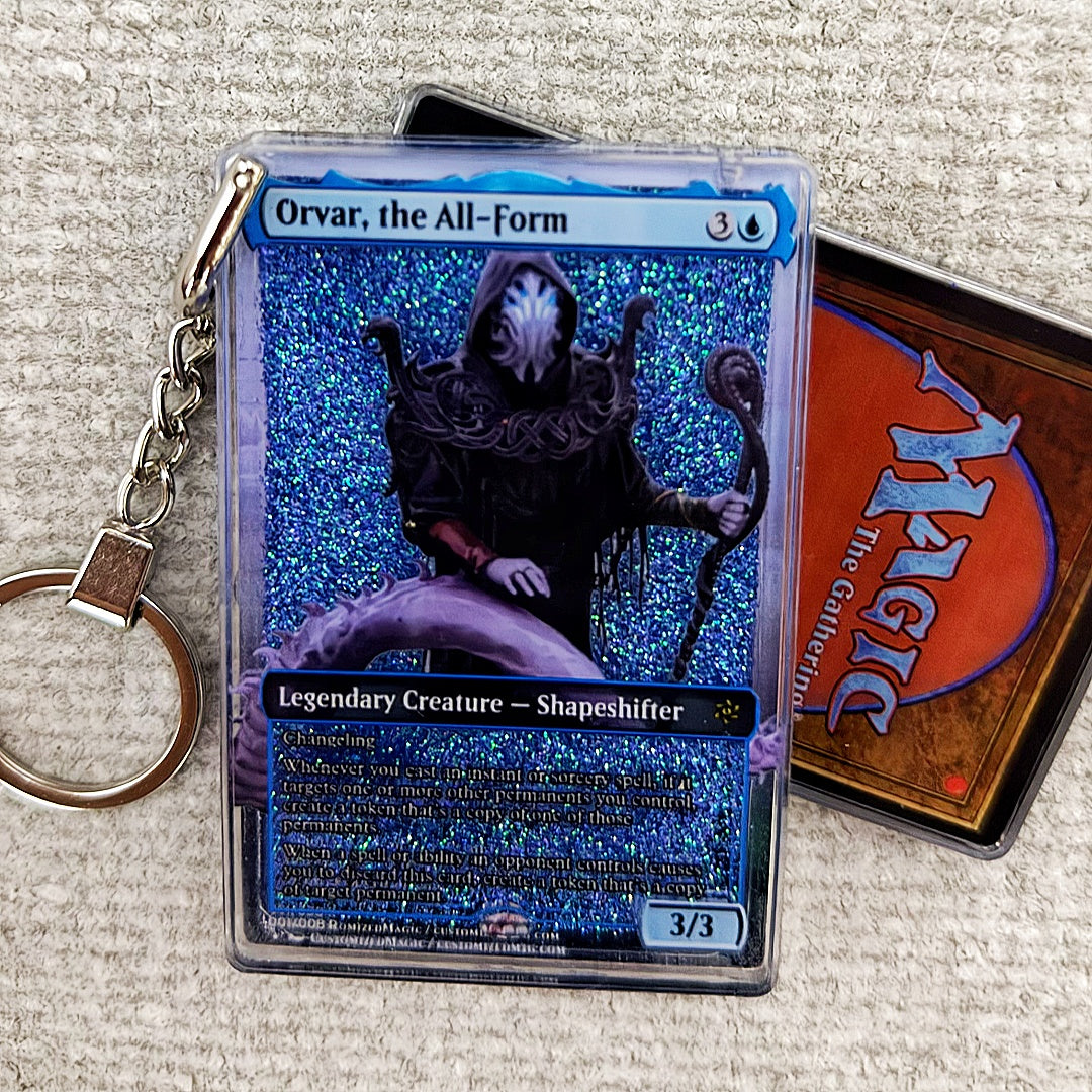 Orvar, the All-Form Card Quicksand Keychain
