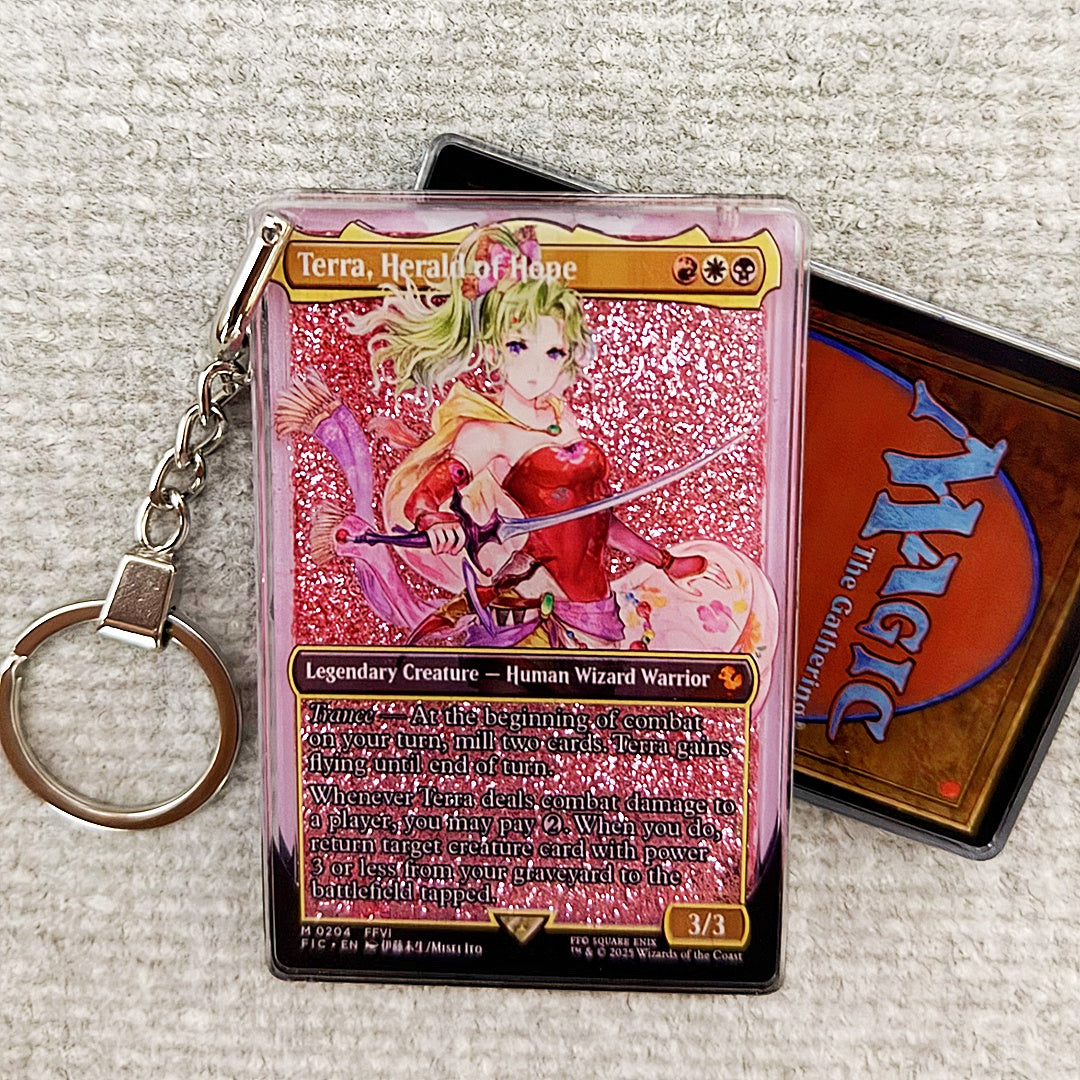 Terra, Herald of Hope Card Quicksand Keychain