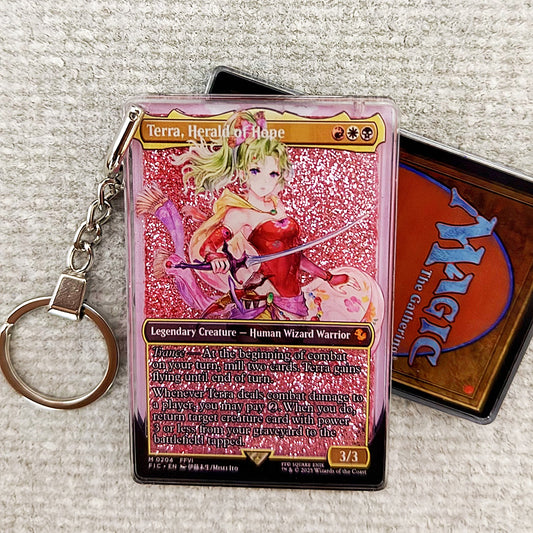 Terra, Herald of Hope Card Quicksand Keychain