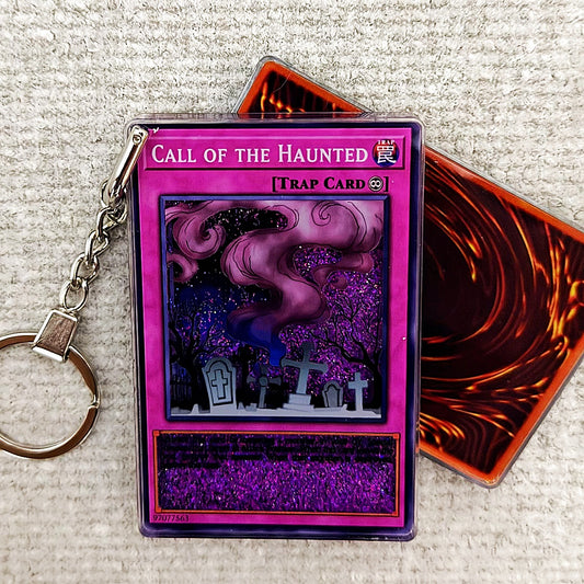 CALL OF THE HAUNTED Card Quicksand Keychain