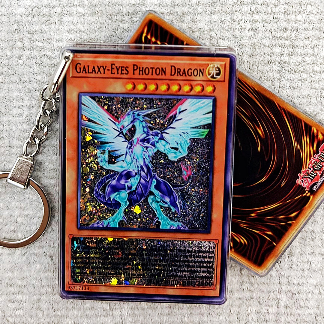 GALAXY-EYES PHOTON DRAGON Card Quicksand Keychain