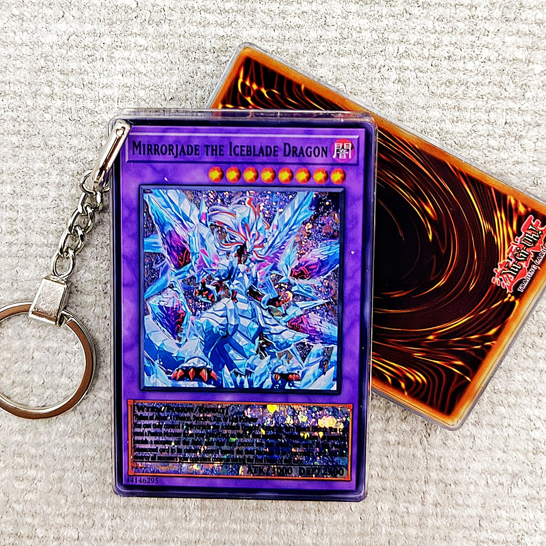 MIRRORJADE THE ICEBLADE DRAGON Card Quicksand Keychain