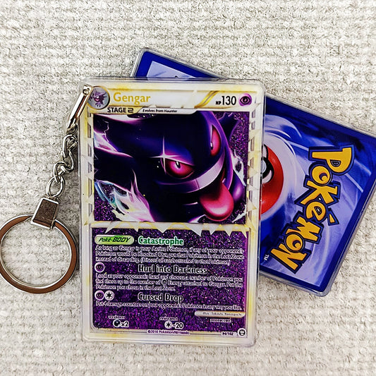 Gengar Card Quicksand Keychain