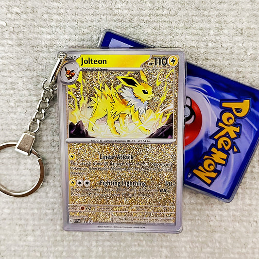 Jolteon Card Quicksand Keychain