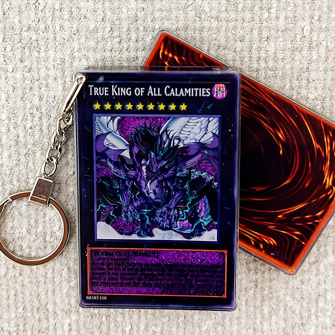 TRUE KING OF ALL CALAMITIES Card Quicksand Keychain