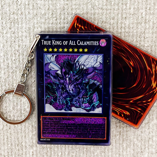 TRUE KING OF ALL CALAMITIES Card Quicksand Keychain