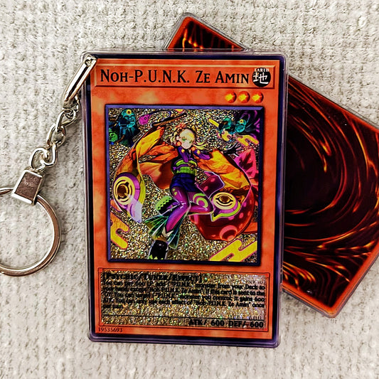 NOH-P.U.N.K. ZE AMIN Card Quicksand Keychain