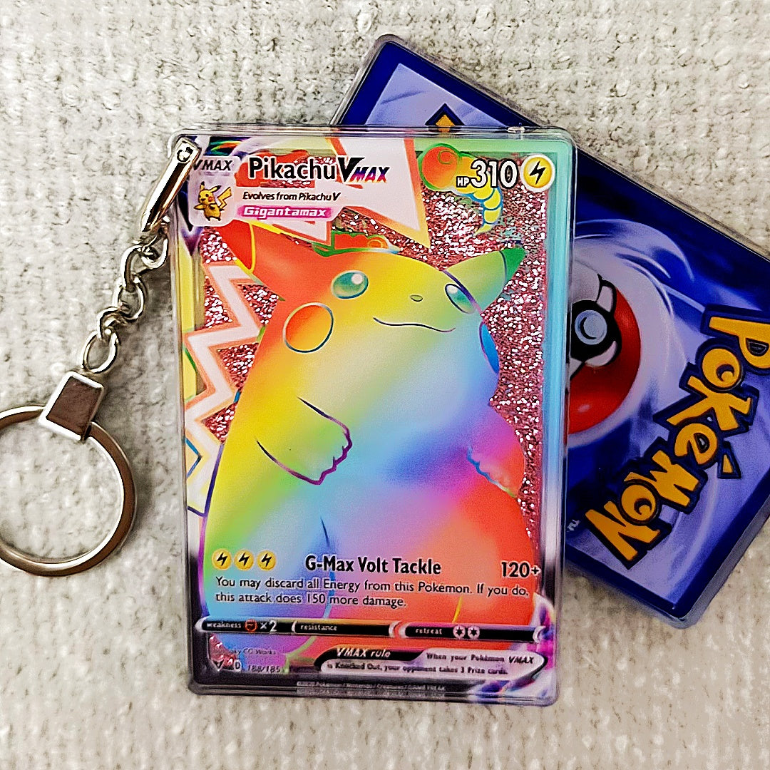 PK VMAX Card Quicksand Keychain