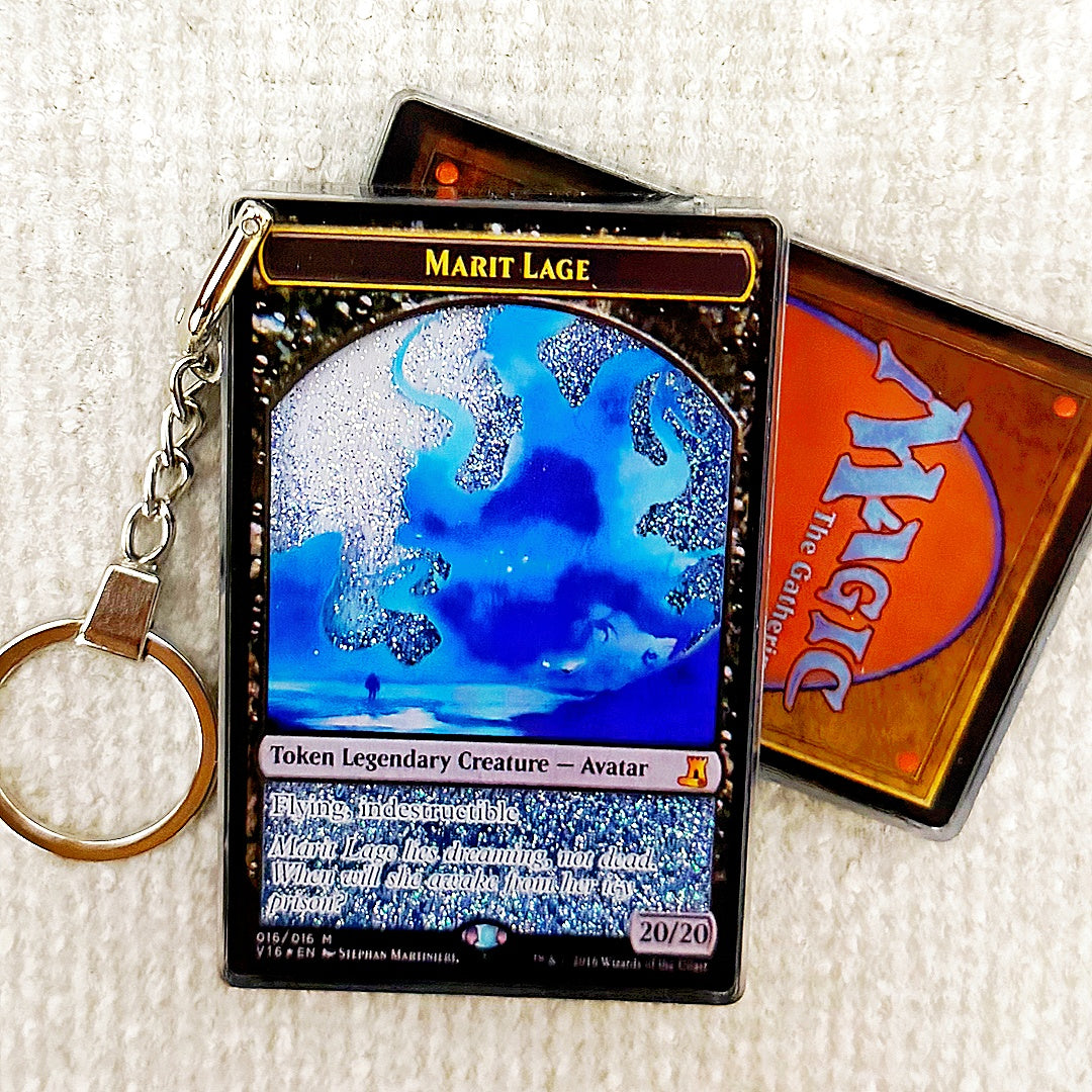 Marit Lage Card Quicksand Keychain