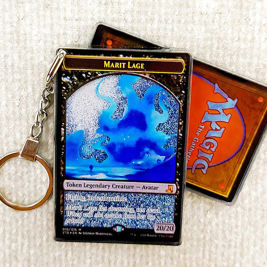 Marit Lage Card Quicksand Keychain
