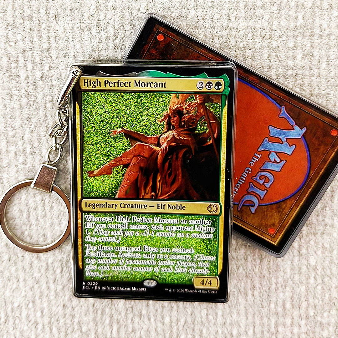 High Perfect Morcant Card Quicksand Keychain