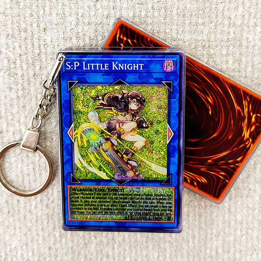 S:P LITTLE KNIGHT Card Quicksand Keychain