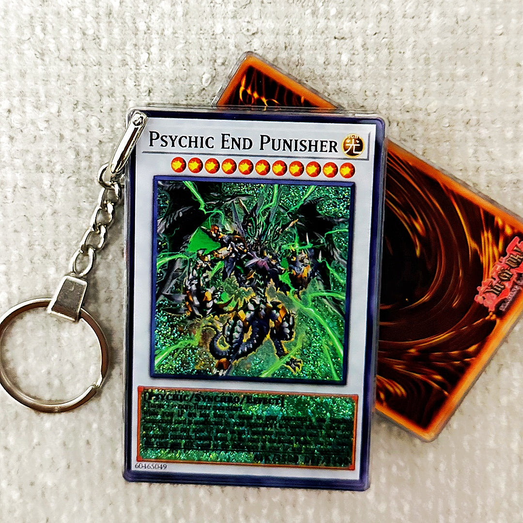 PSYCHIC END PUNISHER Card Quicksand Keychain