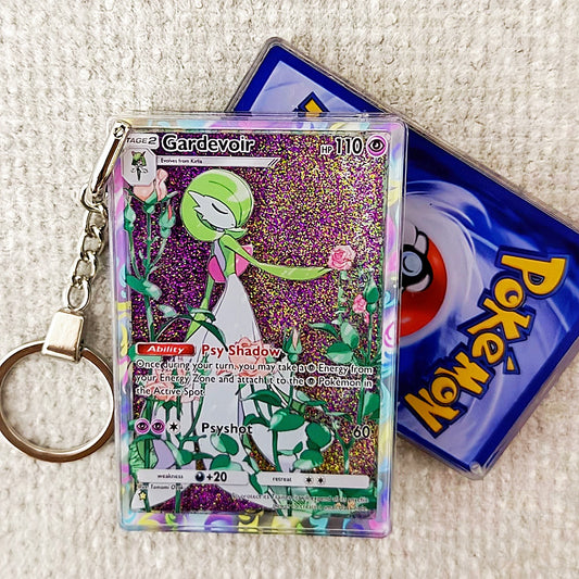 Gardevoir Card Quicksand Keychain
