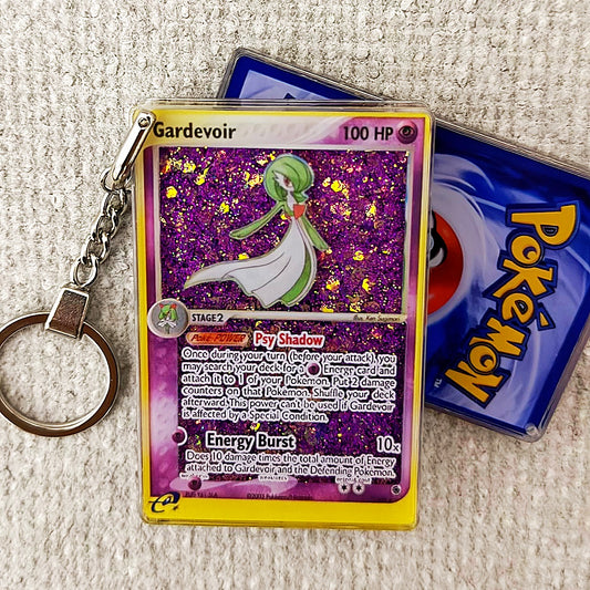 Gardevoir Card Quicksand Keychain