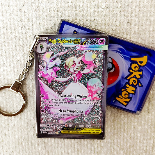 Mega Gardevoir EX Card Quicksand Keychain