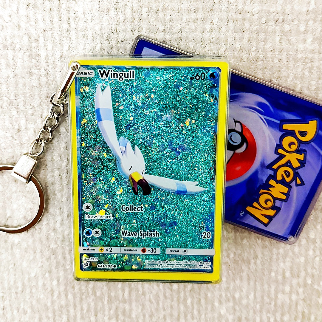 Wingull Card Quicksand Keychain