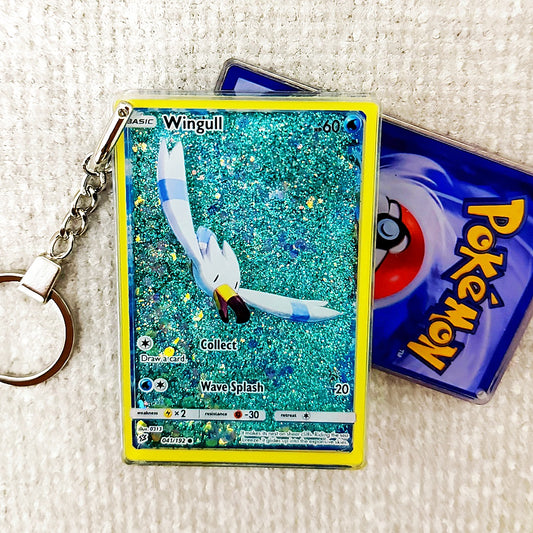 Wingull Card Quicksand Keychain