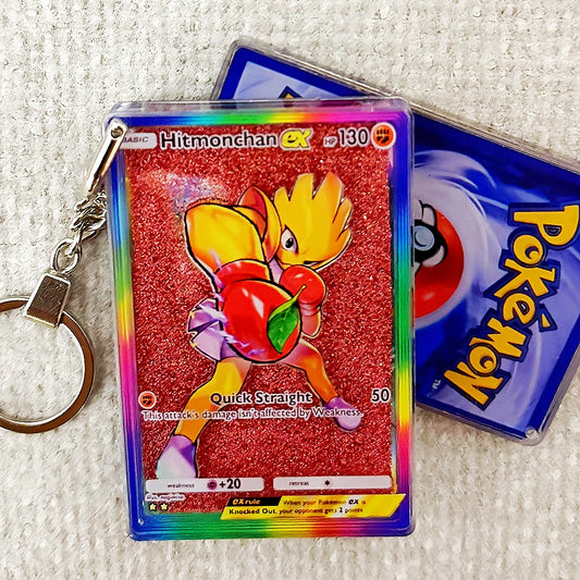 Hitmonchan EX Card Quicksand Keychain