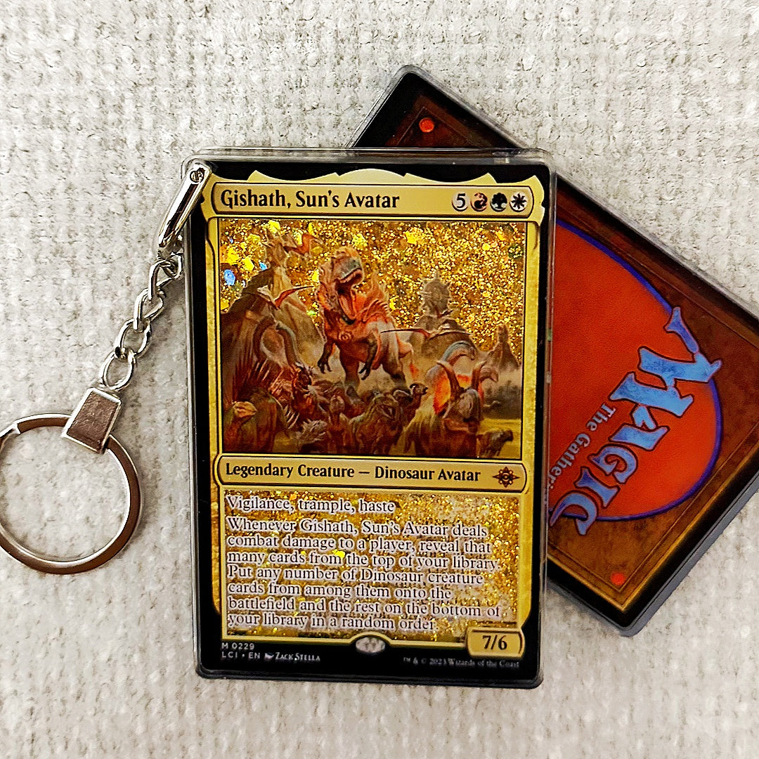 Gishath, Sun's Avatar Card Quicksand Keychain