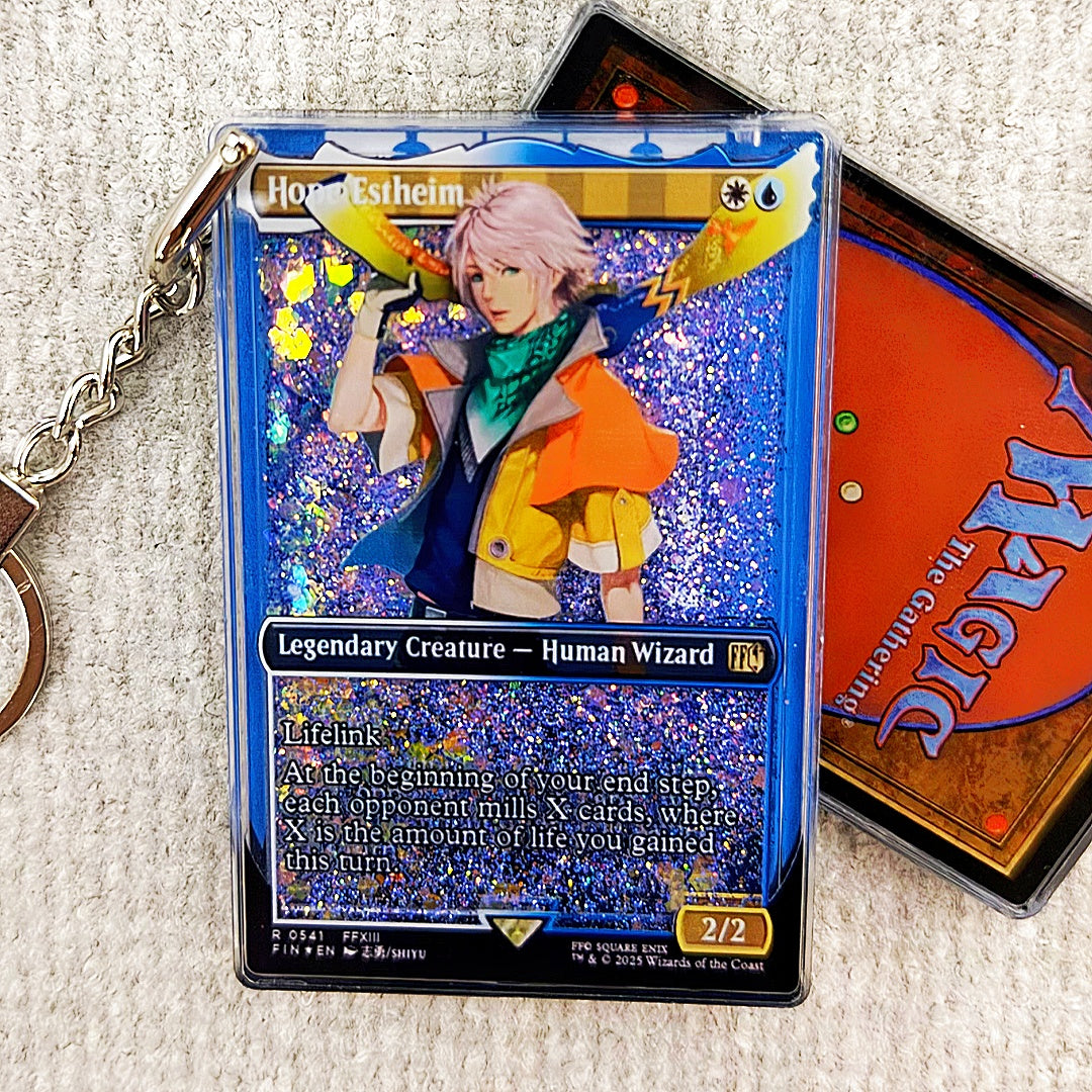 Hope Estheim Card Quicksand Keychain