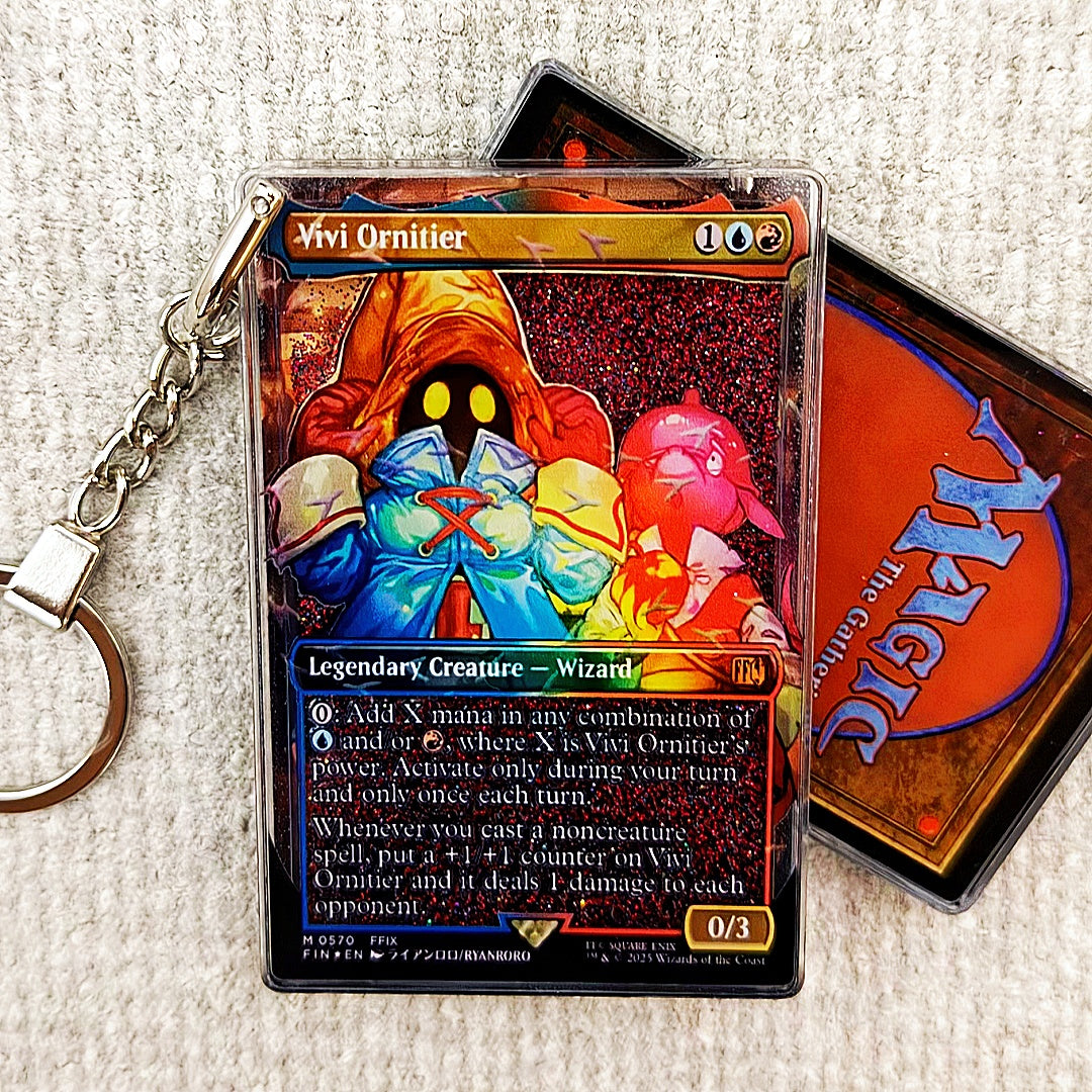 Vivi Ornitier Card Quicksand Keychain