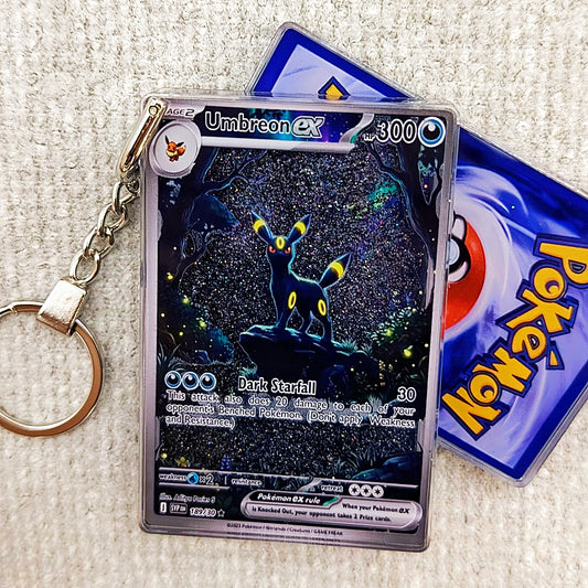 Umbreon EX Card Quicksand Keychain