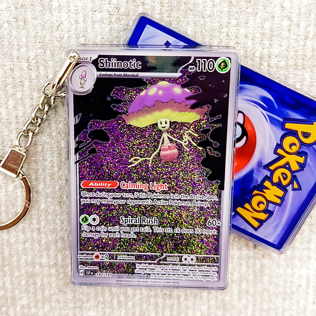 Shiinotic Card Quicksand Keychain