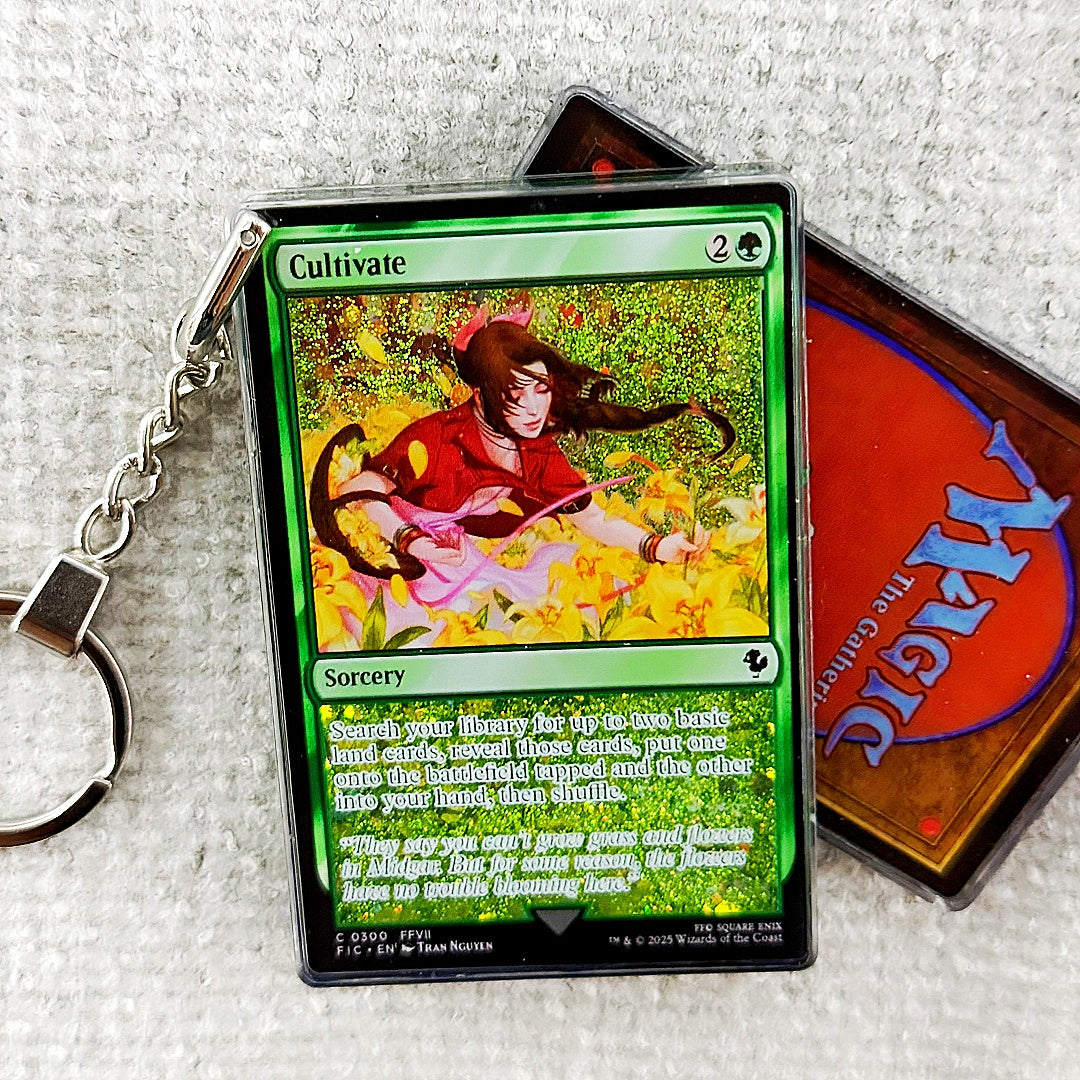 Cultivate Card Quicksand Keychain