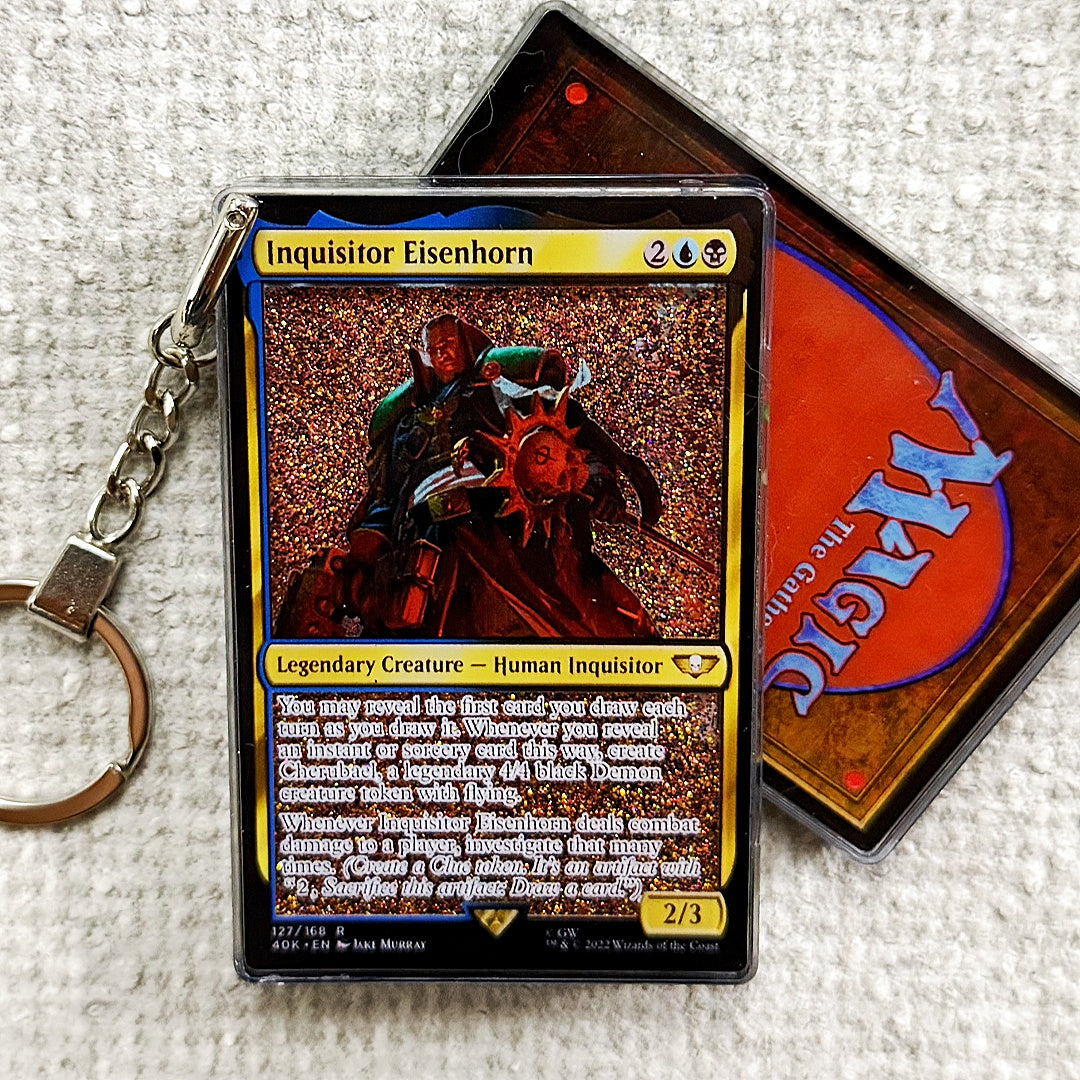 Inquisitor Eisenhorn Card Quicksand Keychain