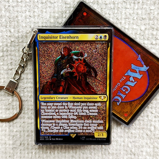 Inquisitor Eisenhorn Card Quicksand Keychain