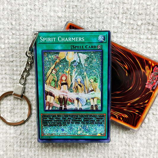 SPIRIT CHARMERS Card Quicksand Keychain