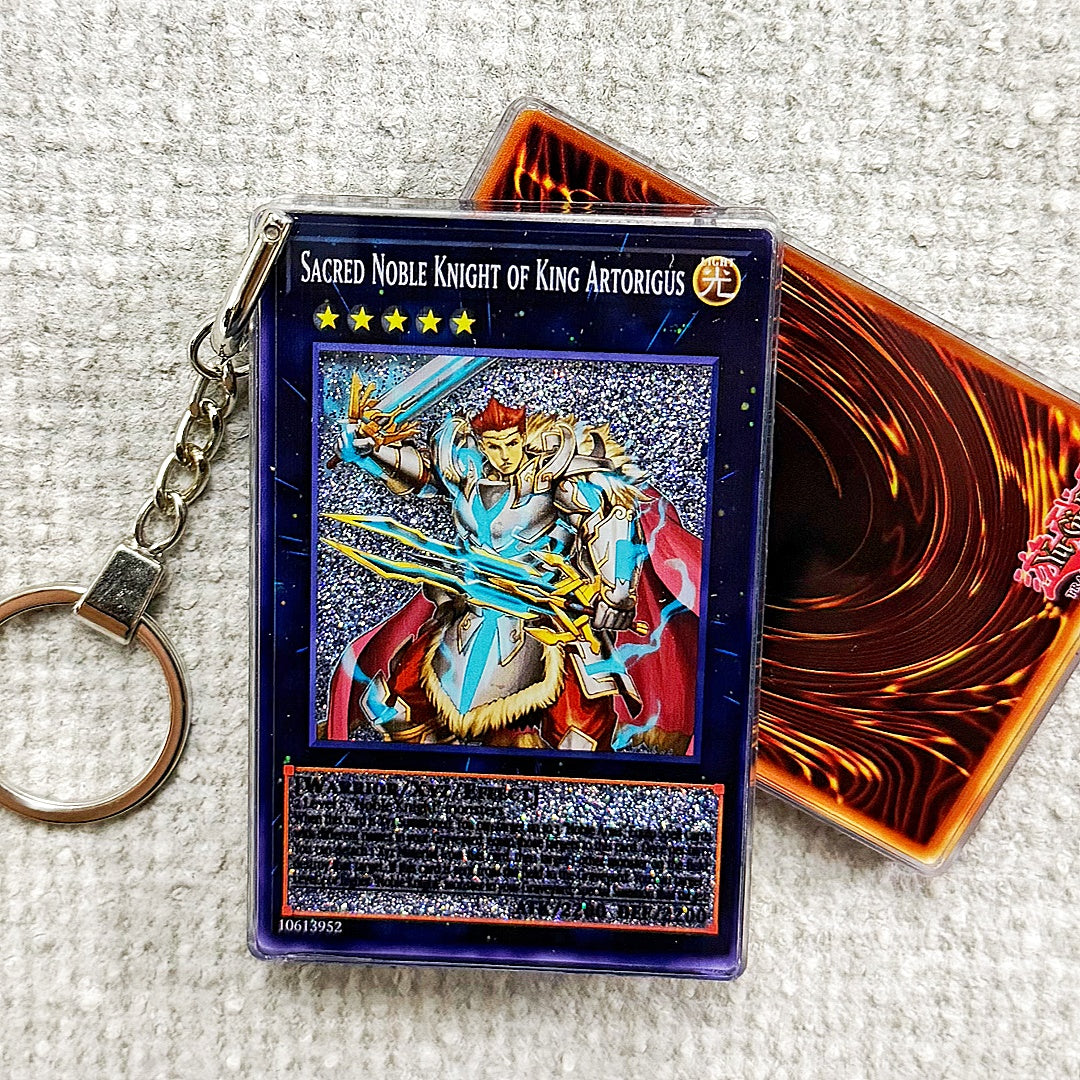 SACRED NOBLE KNIGHT OF KING ARTORIGUS Card Quicksand Keychain