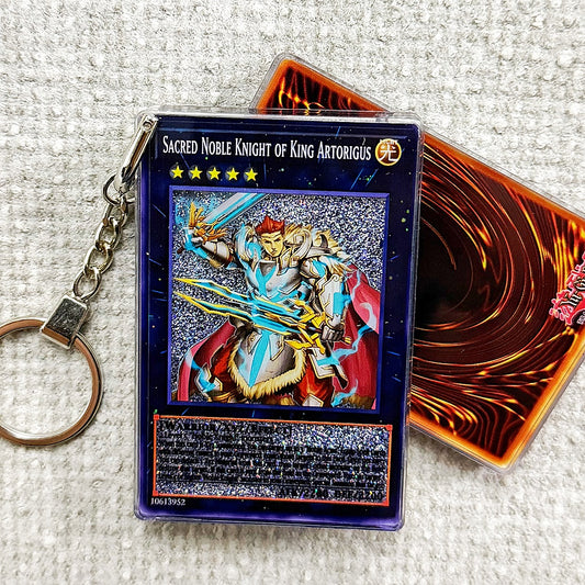 SACRED NOBLE KNIGHT OF KING ARTORIGUS Card Quicksand Keychain