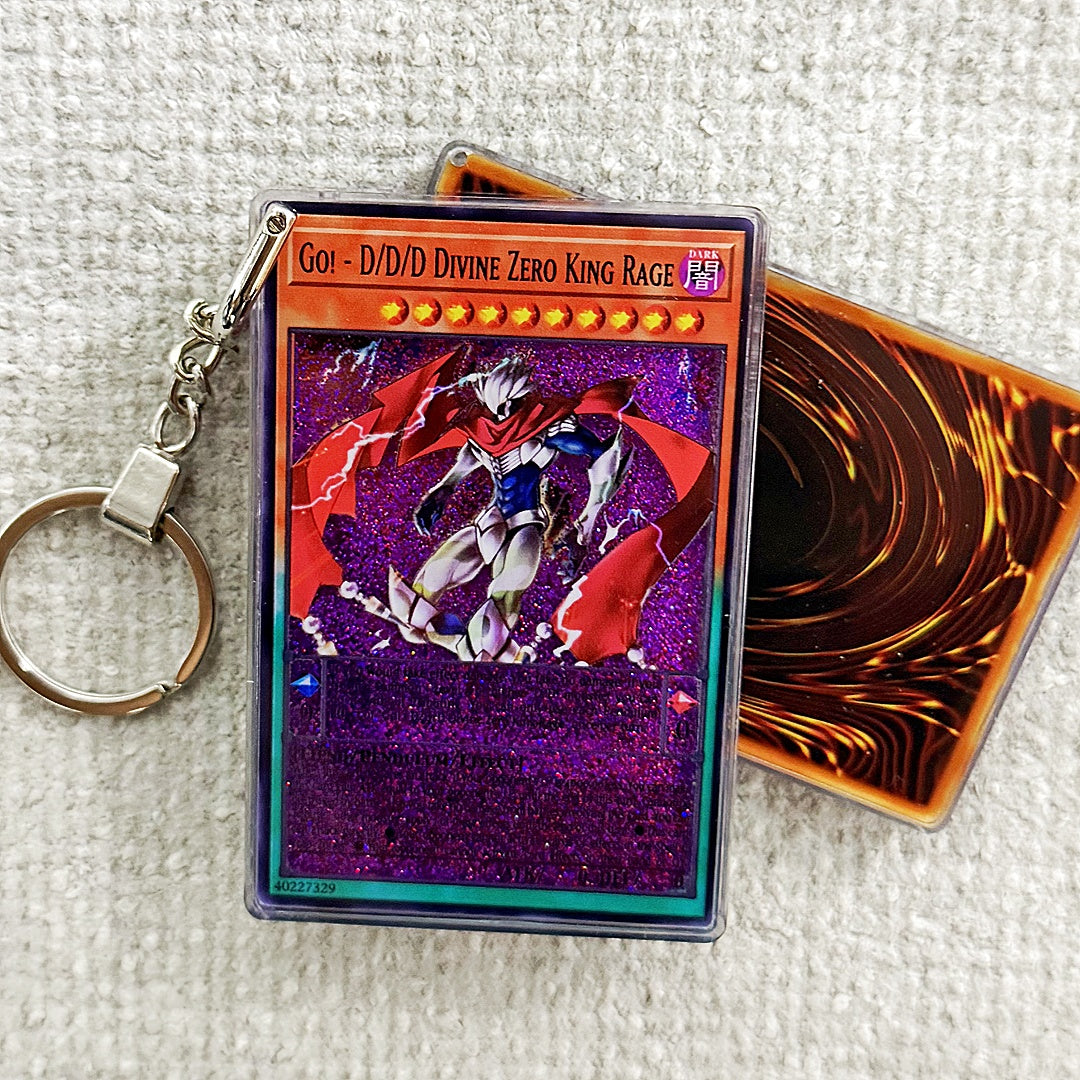 GO! D/D/D DIINE ZERO KING RAGE Card Quicksand Keychain