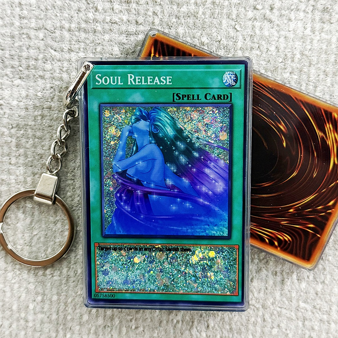 SOUL RELEASE Card Quicksand Keychain